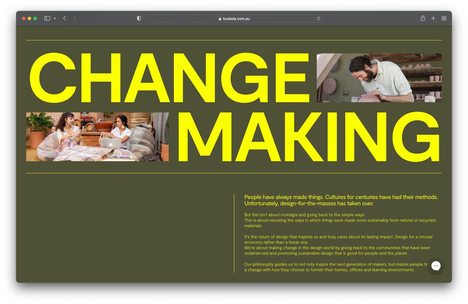 Koskela Homepage - Change Making